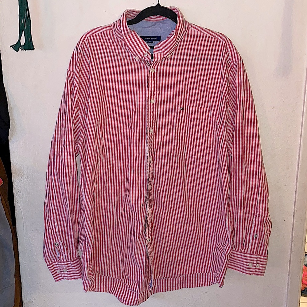 Tommy Hilfiger gingham classic fit button down
